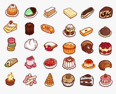 蛋糕甜點PNG圖標免摳素材——新圖網(wǎng)快餐系列