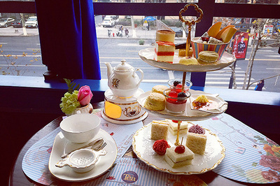 西湖銀泰 英倫風(fēng)情的午后，三層塔中的慢食光